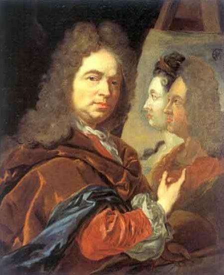 Jan Frans van Douven Self portrait oil painting picture